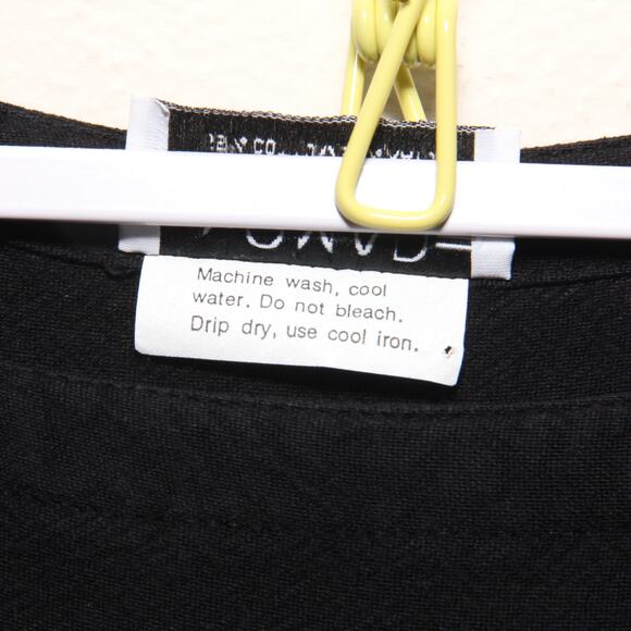 Vintage NOMAD Unstructured Black Maxi Dress No Size Tag - Picture 6 of 9